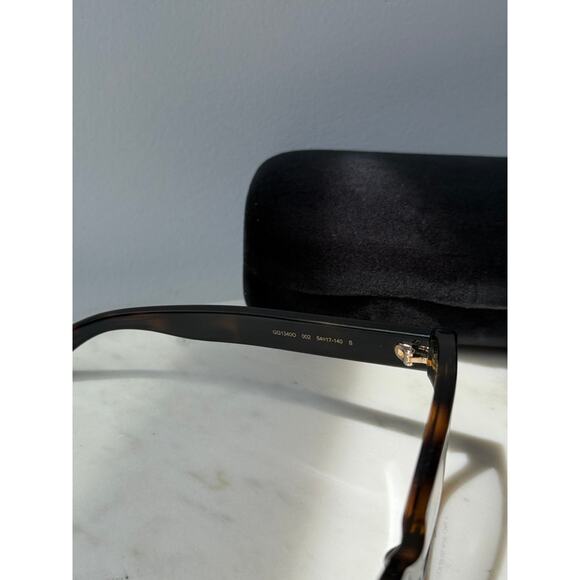 NEW Gucci GG1340O Brown Square Logo Eyeglasses Frames - Picture 6 of 8